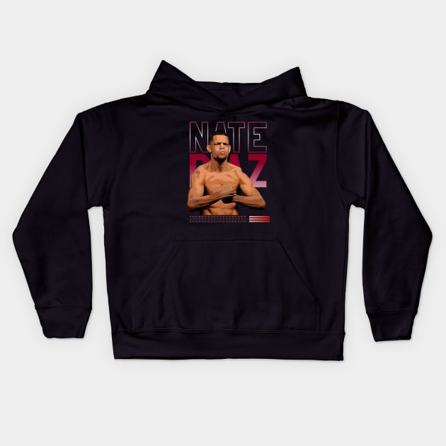 Nate Diaz Kids Hoodie by Aloenalone